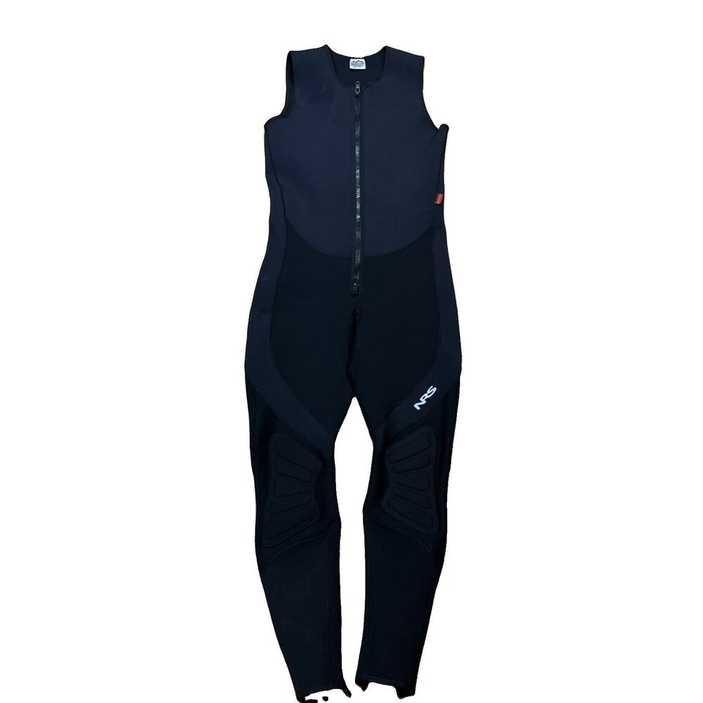 NRS Men XXXL Titanium Neoprene Farmer John Sleeveless Full Wetsuit Padded Knees